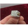 Image 7 : 10k White + Yellow Gold with Diamond Ring Size 10 Total