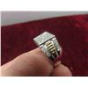 Image 8 : 10k White + Yellow Gold with Diamond Ring Size 10 Total
