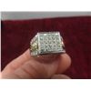 Image 9 : 10k White + Yellow Gold with Diamond Ring Size 10 Total