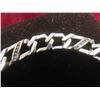 Image 3 : Sterling Silver + 10K Gold with Diamonds 8 1/2'' Bracelet 