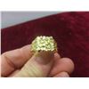 Image 5 : 10k Gold Nugget Style Ring Size 11 Total Weight 3.2 