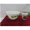 Image 5 : Fireking + Pyrex Casserole Dishes &  Mixing Bowls 
