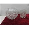 Image 2 : 6pcs Crystal Ice Bucket with Lid, Vase & More 