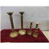 Image 2 : Brass Candle Stick Holders, Kettle, Coat Jooks 
