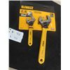 Image 3 : New Dewalt Wide Jaw Adjustable Wrench 6'', 8'', 10'' 