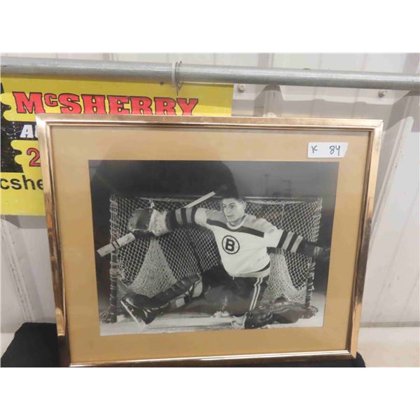 Early Hockey Photo Boston Bruins Framed 17'' x 21'' 