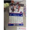 Image 13 : 9 Winnipeg Jets Calenders 1980s/90s 
