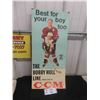 Image 1 : CCM Cardboard Sign with Bobby Hull 12'' x 26 1/2'' 