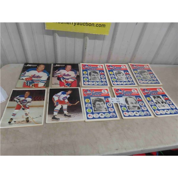 (10) 1970s Winnipeg Jets Magazines and Programs