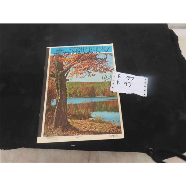 Scrap Book with Early Clippings (Mainly) Hockey Related