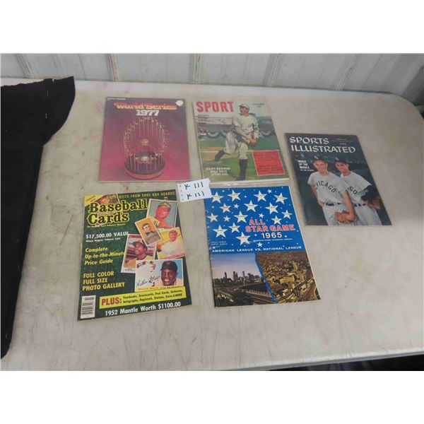 6 Magazines Sports/Baseball : 1959 Sports 
