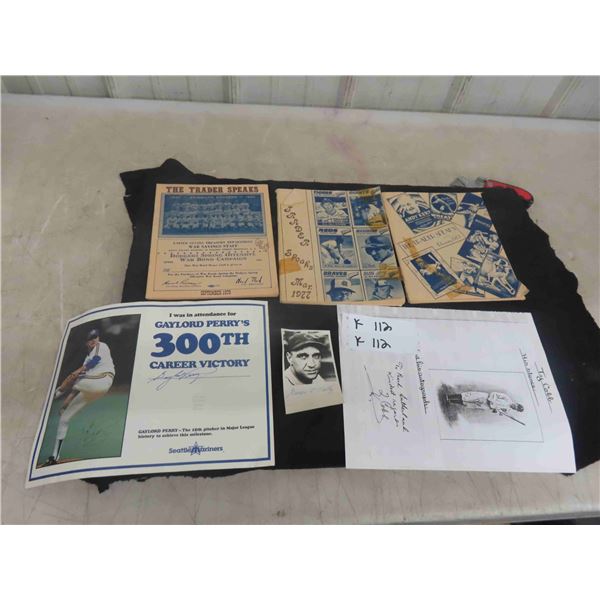 3 1970s The Trader Speaks , Signed Photo of George