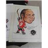 Image 13 : 3 Hockey Sporticaturs, 1971 Signed Picture, 