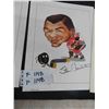 Image 9 : 3 Hockey Sporticaturs, 1971 Signed Picture, 