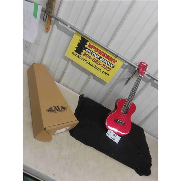 New Kala Ukelele Model KA SPRK Red with 