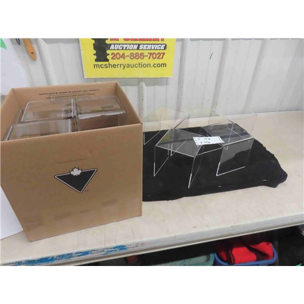 32 Acrylic Risers or Display Shelves 6'' x 6'' x 6'' 