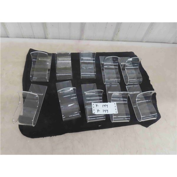 10 Acrylic Display Stands 