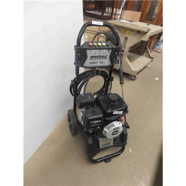 Simoniz Platinum 3400lbs 2.8GPM Pressure Washer  