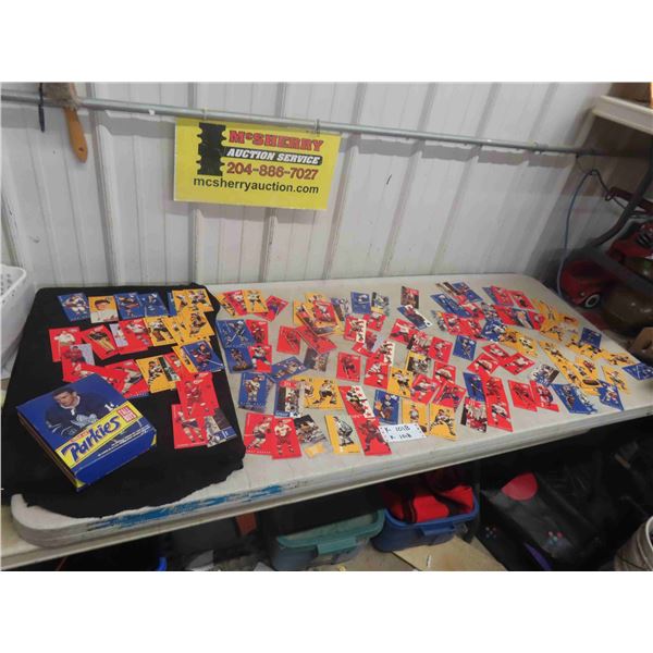 Quantity of 1964/65 Parkhurst Tall Boy Cards with Box 