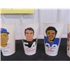 Image 3 : (4) 7 Eleven Glasses with Sports Players, Baseball,
