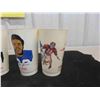 Image 4 : (4) 7 Eleven Glasses with Sports Players, Baseball,