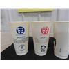 Image 5 : (4) 7 Eleven Glasses with Sports Players, Baseball,