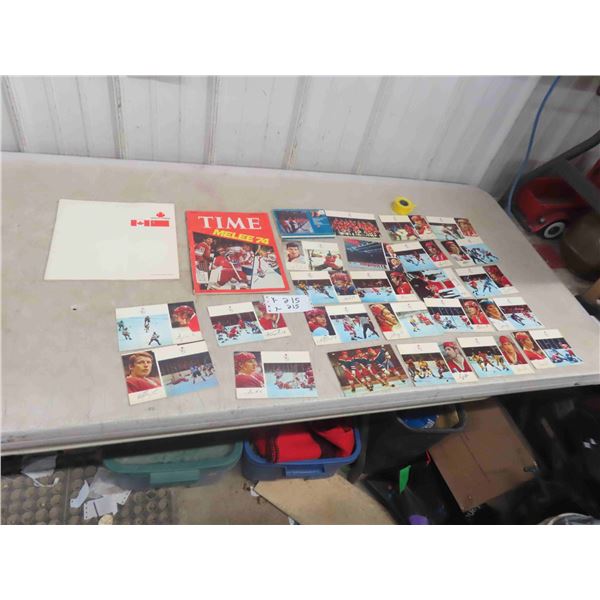 73 Russian Hockey Post Card Set , 74 Time 