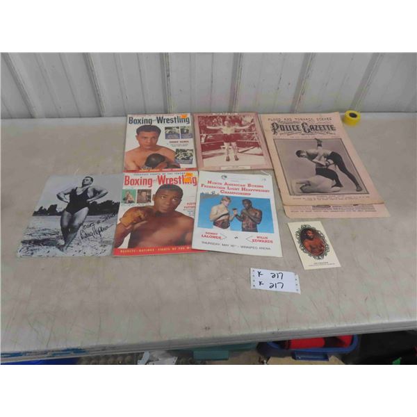 Donny Lalonde Vs Willie Edwards Game Magazine, 