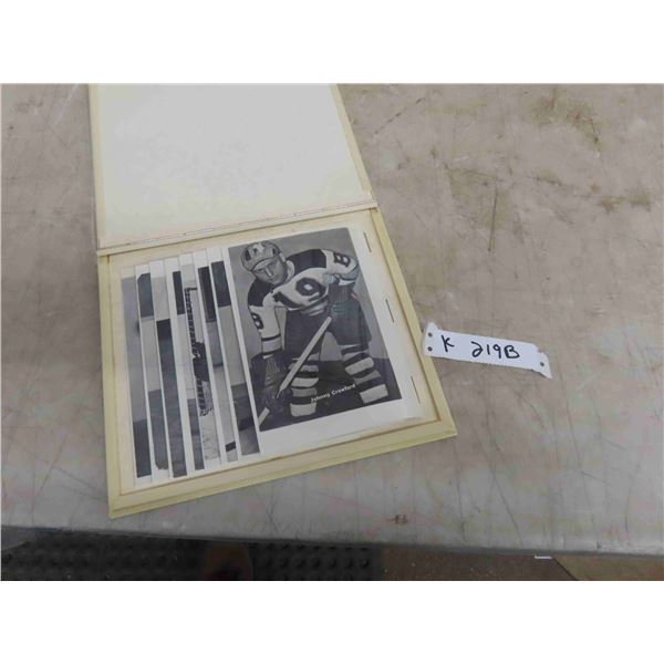 Photo Album with 30 Early Hockey Photo 