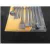 Image 4 : New Powerfist 9pce Assorted Air Hammer Chisel Set 