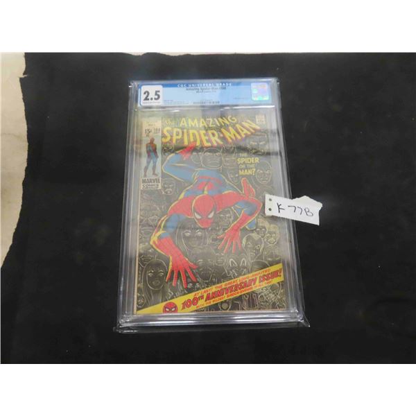 CGC Graded 2.5 Bronze Age Issue of Amazing Spiderman #100