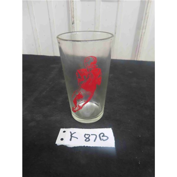 Vintage Football Glass