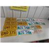 Image 1 : 16 License Plates 1970s and Up Incluuding  