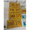 Image 2 : 16 License Plates 1970s and Up Incluuding  