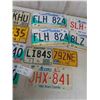 Image 4 : 16 License Plates 1970s and Up Incluuding  