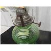 Image 3 : Green Depression Coal Oil Lamp