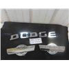Image 1 : 3 Vinatge Chrome Dodge Auto Emblems