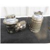 Image 2 : 2 Cigarette Tins - Turret + Black Cat , Lighters, Shaver, 