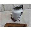 Image 6 : Walter Baker Crate Cheese Box , Enamel Pitcher