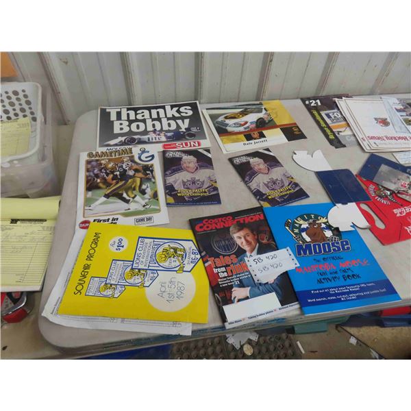 Sports Posters, Game Magazines, Coupon