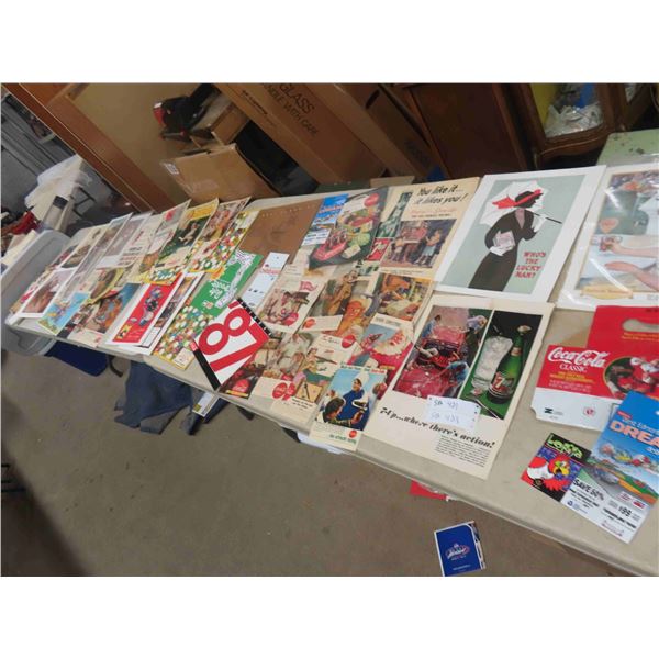 Paper Promotion Magzine Pages for Coke, 7UP & Others