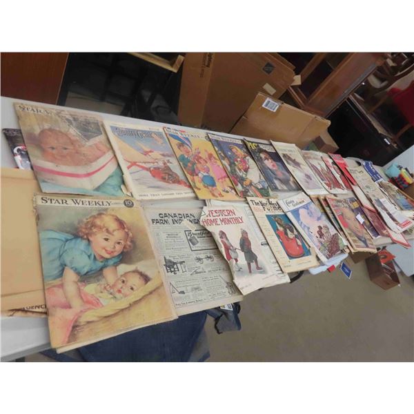 Old Magazines 1930s and Up  : Star Weekly, Movie 