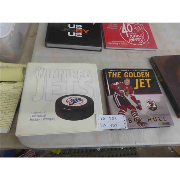 2 Winnipeg Jets Books : Celebration of Pro Hockey in