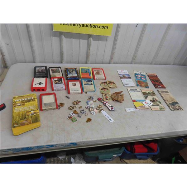 Pins, Road Maps, 8 Track Music, Mandalin String