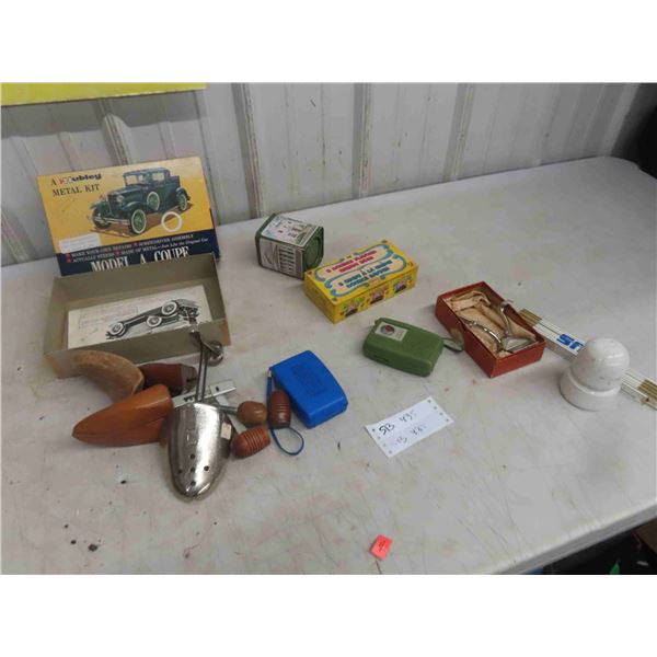 CNR Insulator, Transistor Radio, Folding Ruler, Model Box