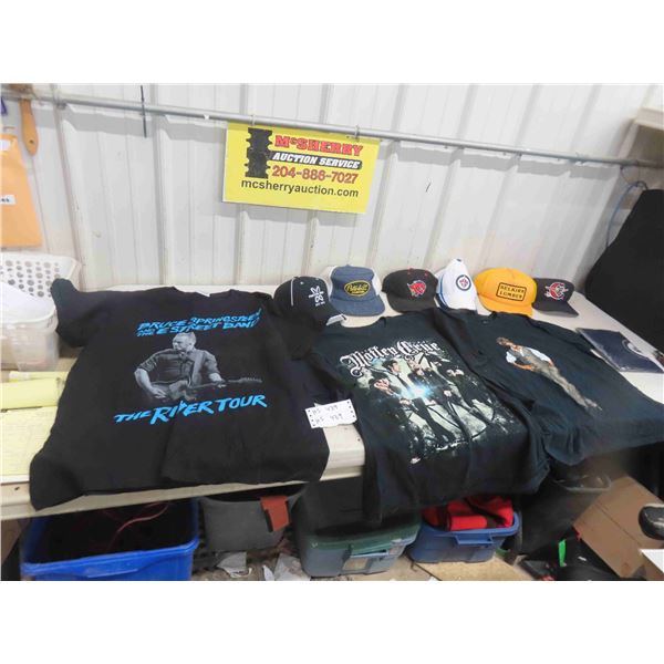 Hats: Winnipeg Jets, Peterbuilt, Concert T Shirts Including 