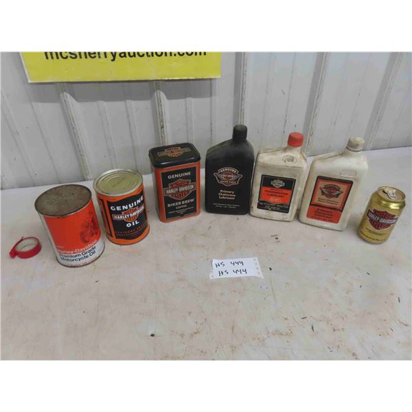 Harley Davdison : 5 Oils, 1 Coffee, 1 Beer 