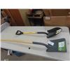 Image 1 : 2 New Hand Yard Tools : Spade, Shovel