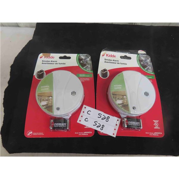 2 New Kidde Smoke Alarms 