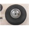 Image 2 : New Set of 4 Caster Wheels 3'' , 2 New 6x1.5 Solid Rubber Wheels  